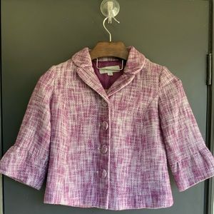 Magenta colored jacket